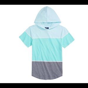 💥Boys Univibe Blocked hooded T -shirt short sleeve multiple
